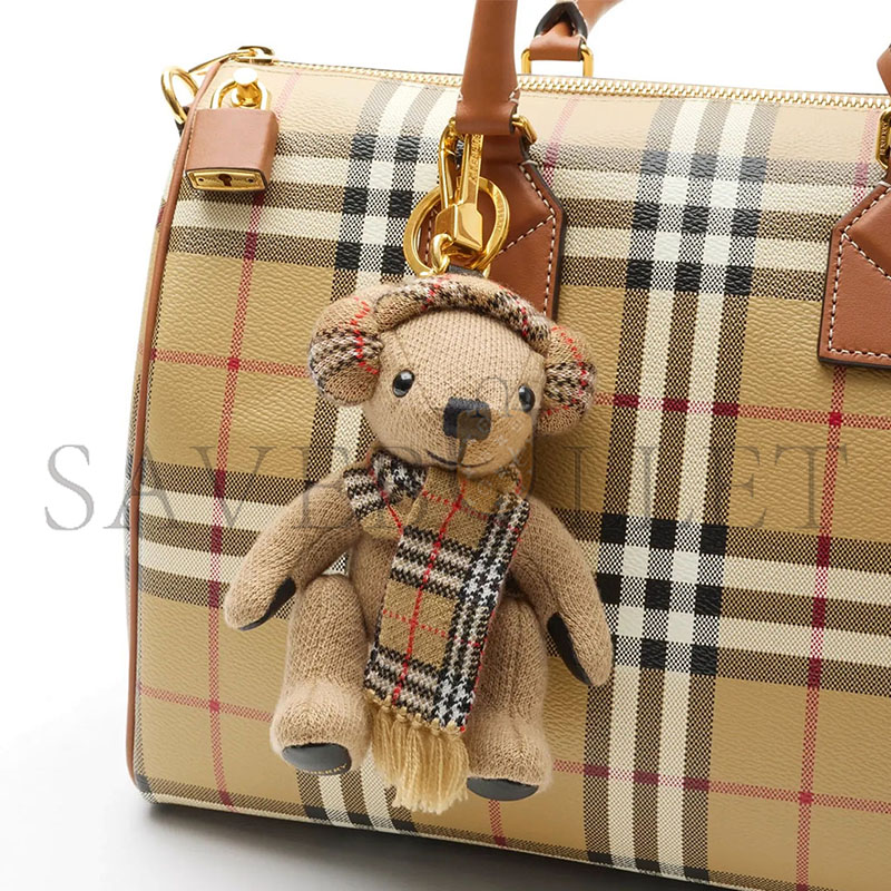 BURBERRY MEDIUM CHECK BOWLING BAG 81190491 (30*21*14.5cm)